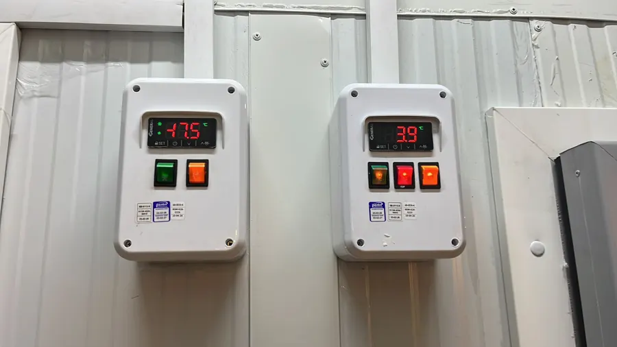 Soğuk oda dijital termostat panelleri, -17.5°C